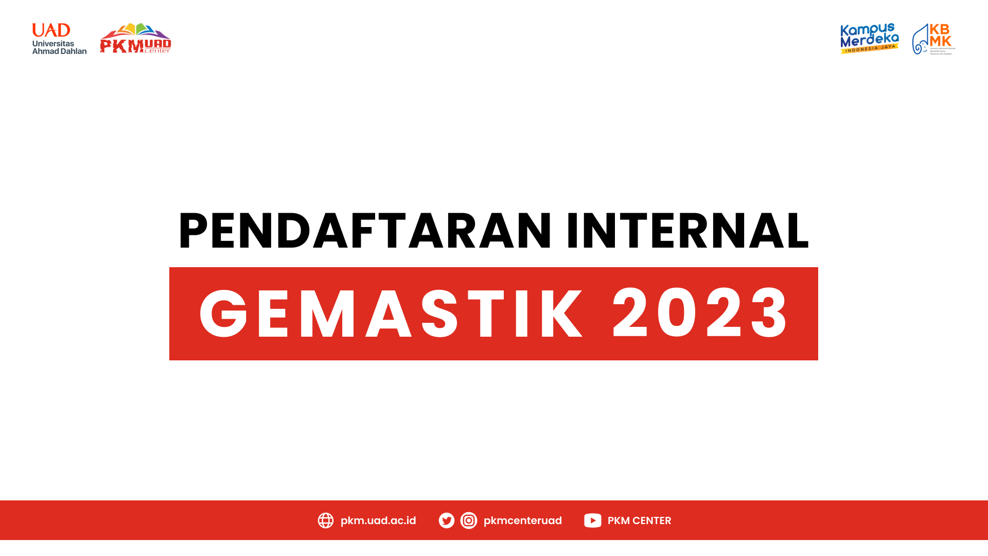 Pendaftaran Internal GEMASTIK 2023 UAD